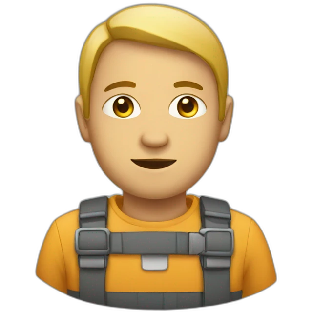 Personne en roue arrière emoji