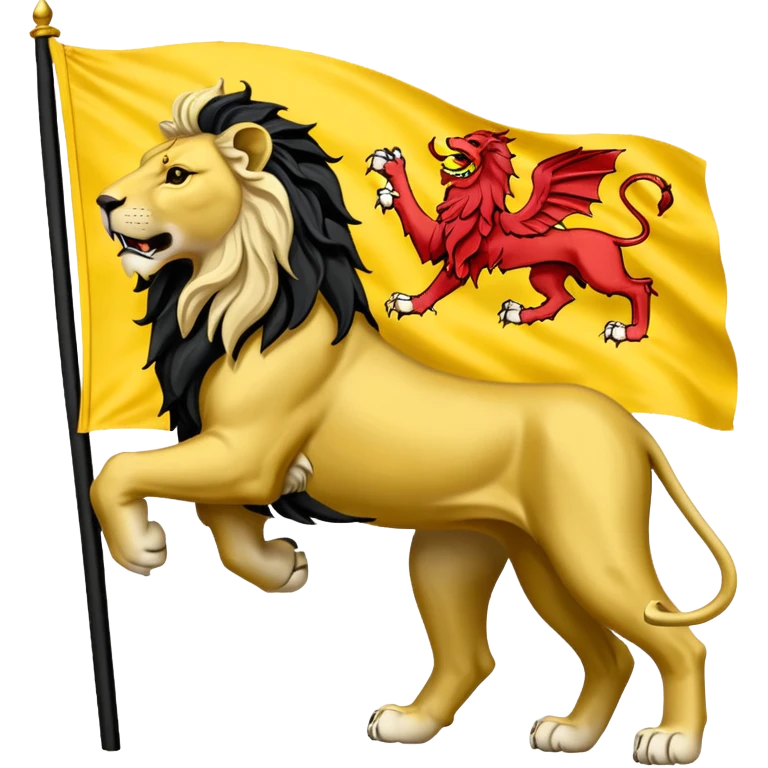 Drapeau flandres lion emoji