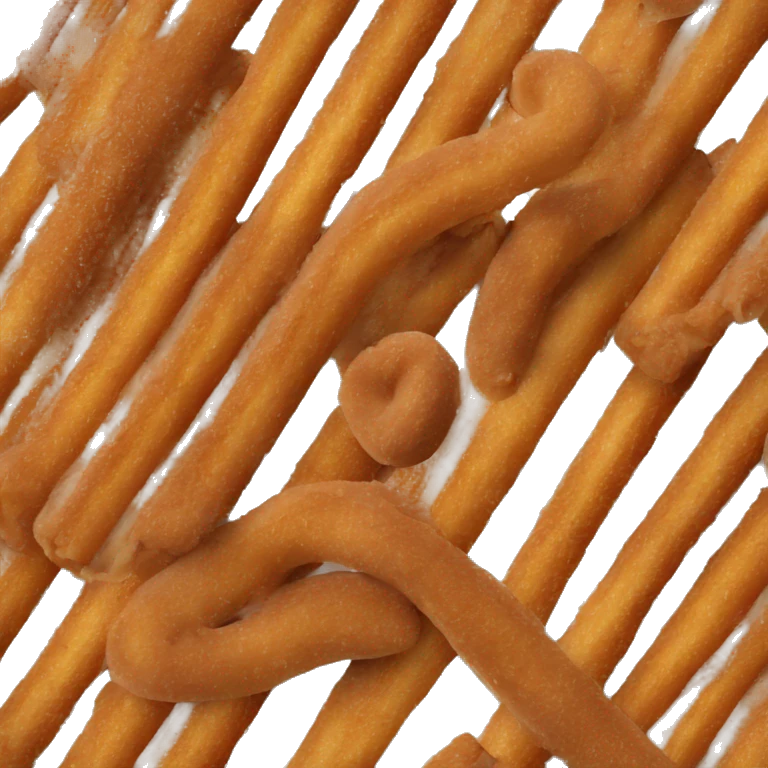 Churro with chocolate emoji