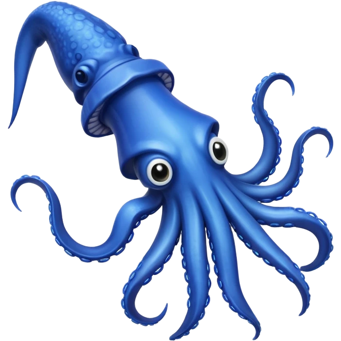 squid fake bait fishing emoji