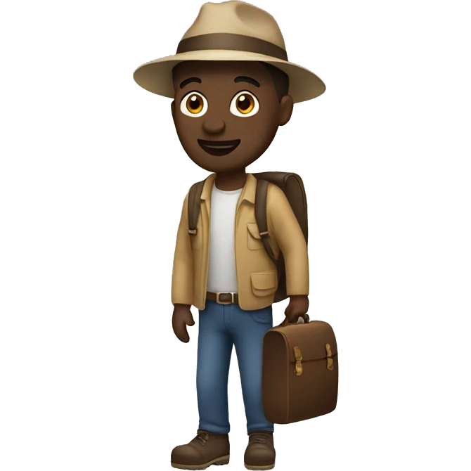 Men traveling emoji