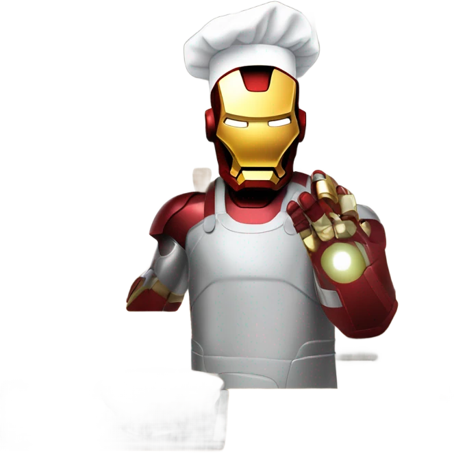 Iron-Man Baking emoji
