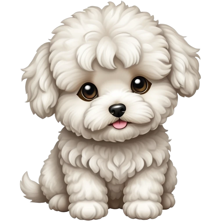 white maltipoo emoji