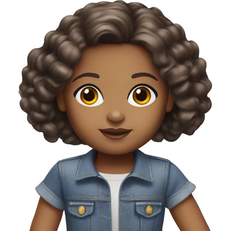 american girl doll emoji