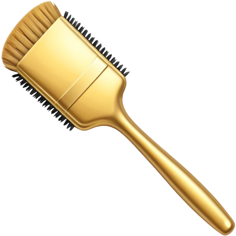 golden brush emoji