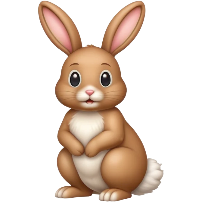 easter bunny pooping  emoji