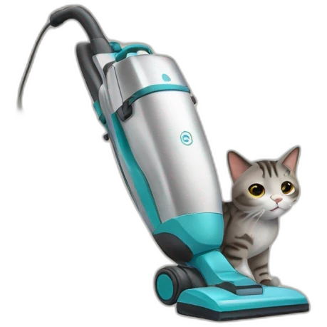 Cat vacume emoji