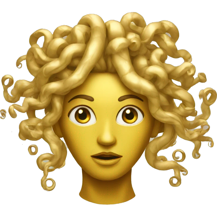 Golden Medusa  emoji