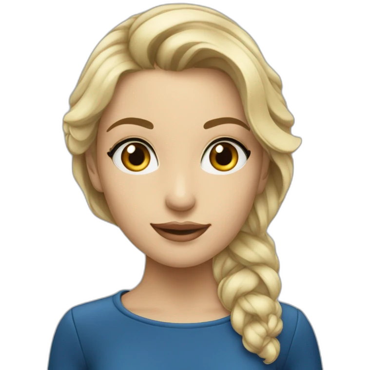 Vanessa rougier camarade de classe blonde au yeux bleu emoji