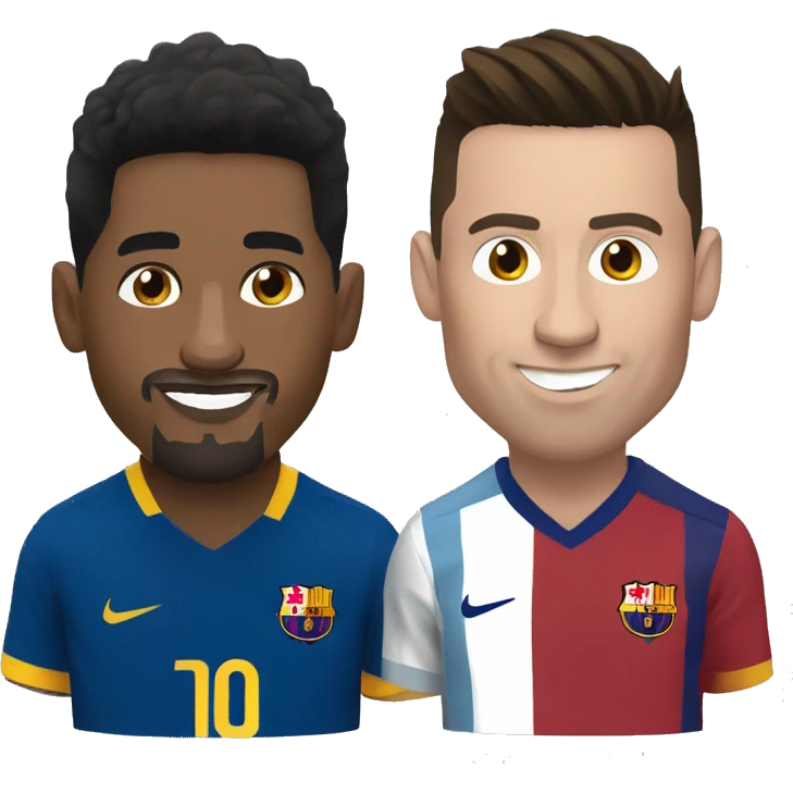 Messi and Ronaldo emoji