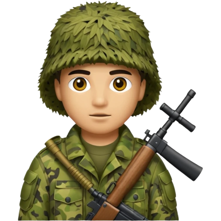 ghillie soldier emoji