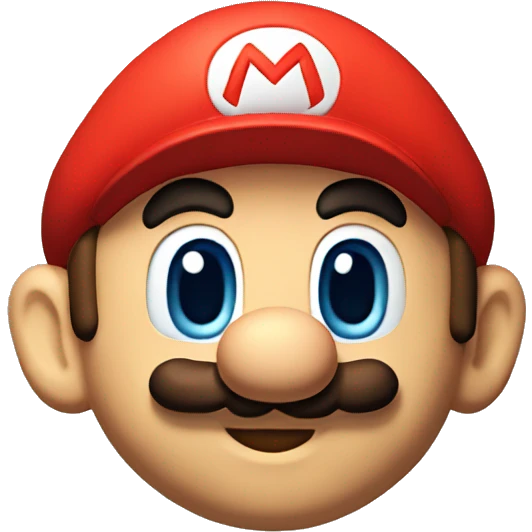super mario head emoji