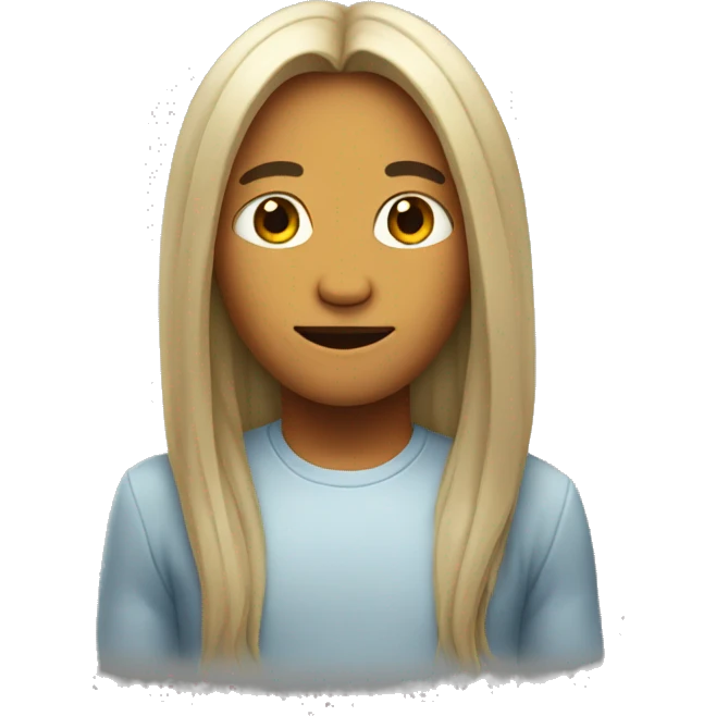 Nen with Long hair emoji