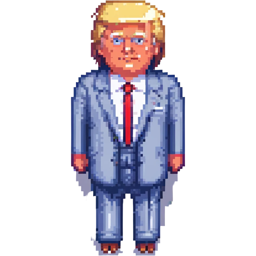 Donald Trump full body high detail emoji