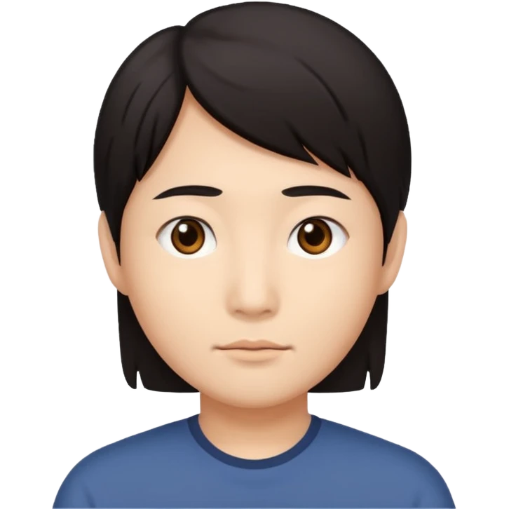 A stereotypical asian emoji