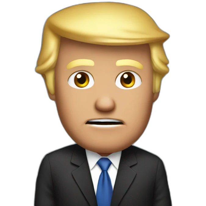Trump going to jail emoji