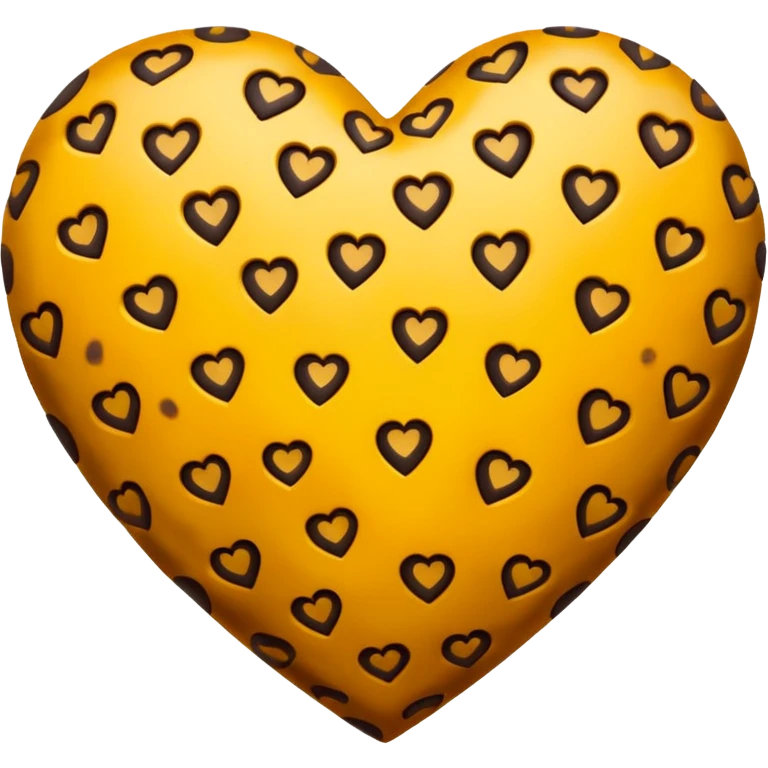 Leopard heart emoji