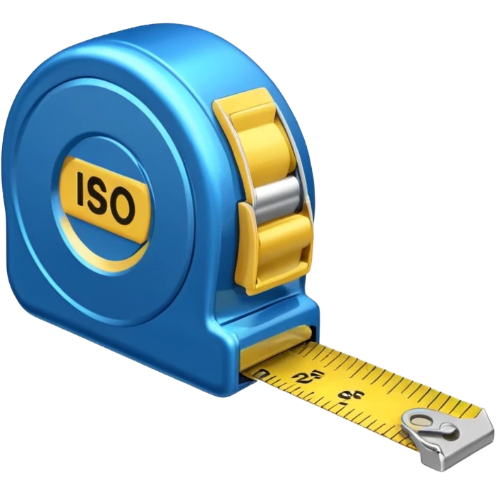 blue tape measure emoji