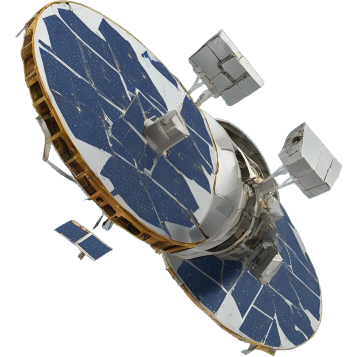 broken satellite emoji