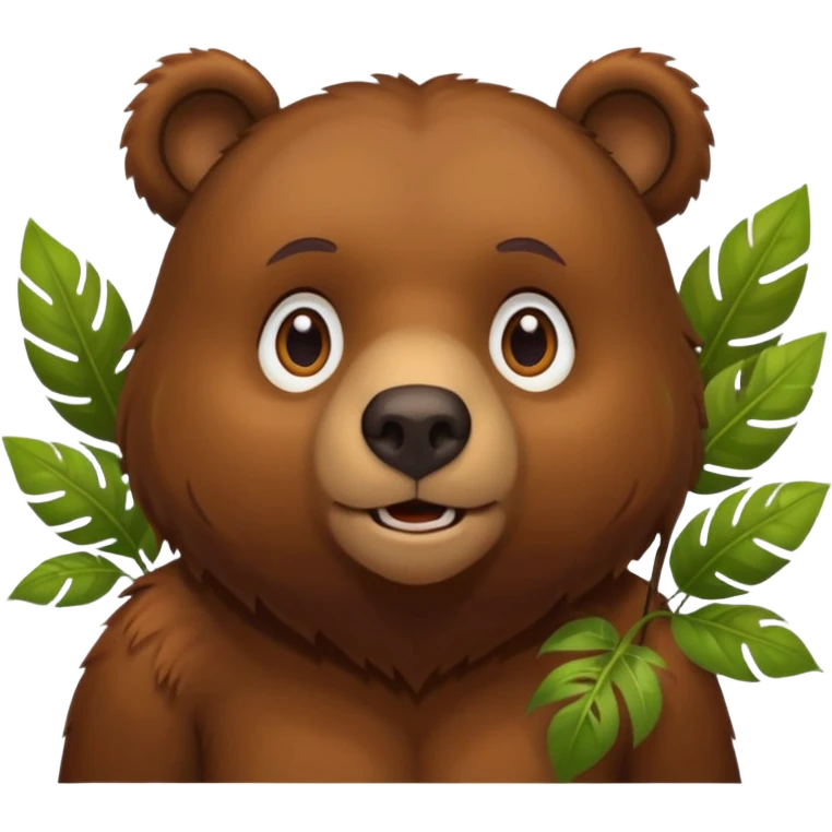 jungle wild bear emoji