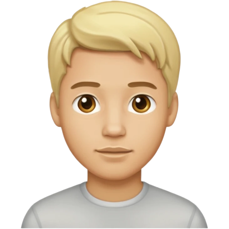 light skin man with blond hair  emoji