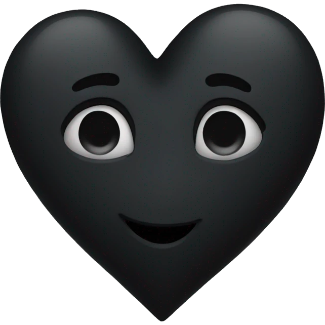 Black heart emoji