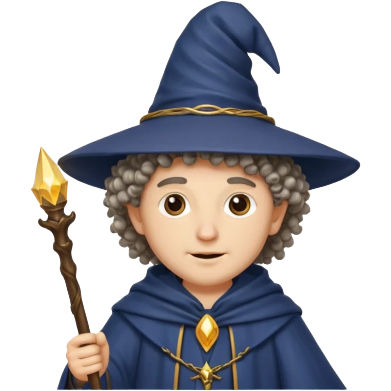 curly haired wizard emoji