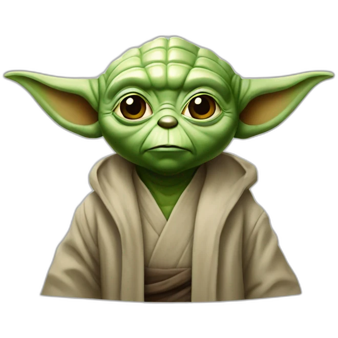smart Yoda  emoji