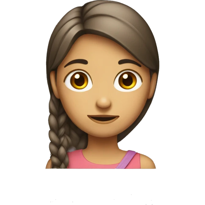 girl tilting her head making a side ey emoji