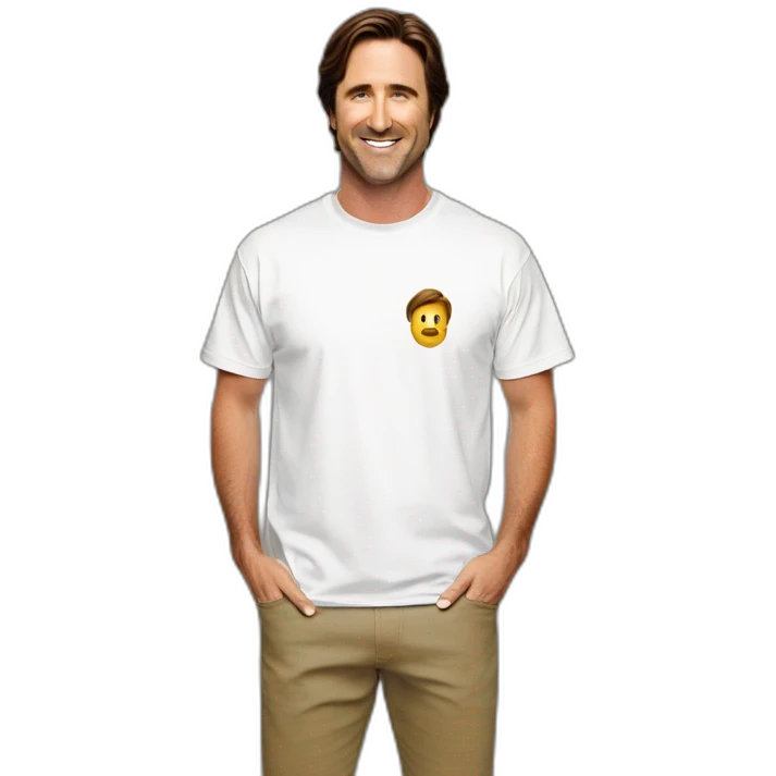 luke wilson t-shirt emoji