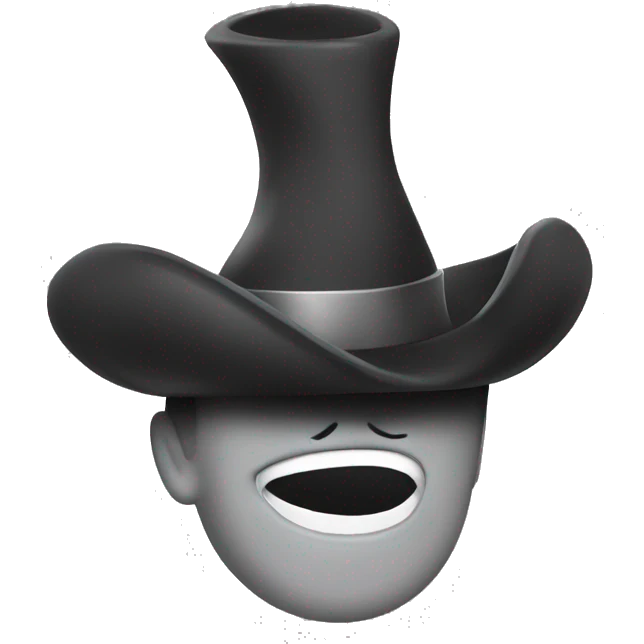 Squalo con cappello a cilindro emoji