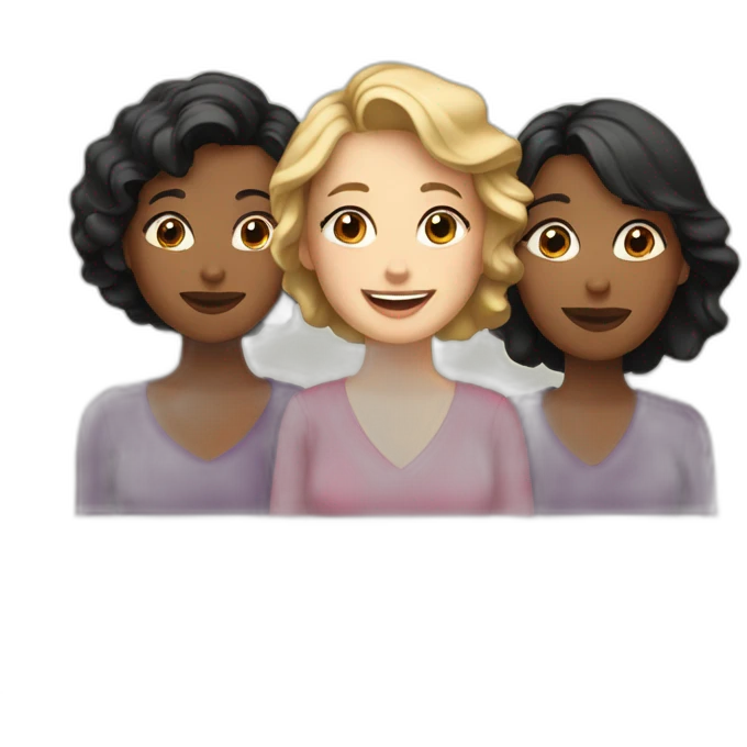 trois copines emoji