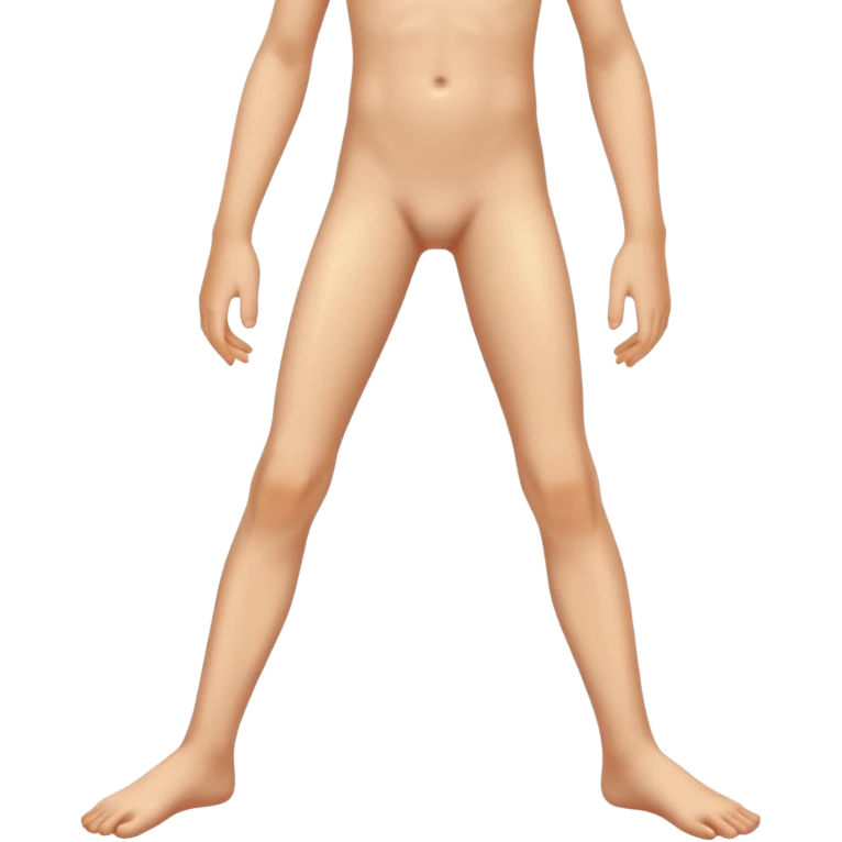 Nine years old boy. Naked leg aprt emoji