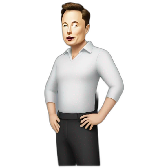 Elon Musk detroying the world emoji