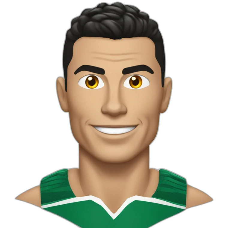 Cristiano Ronaldo dans l équipe de l albanie emoji