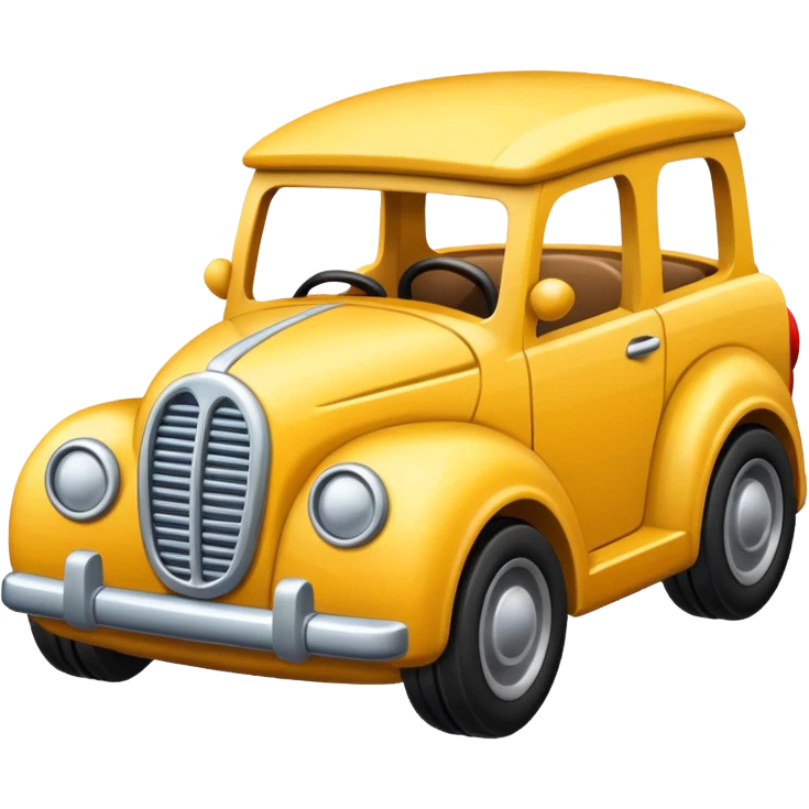 wooden car toy emoji