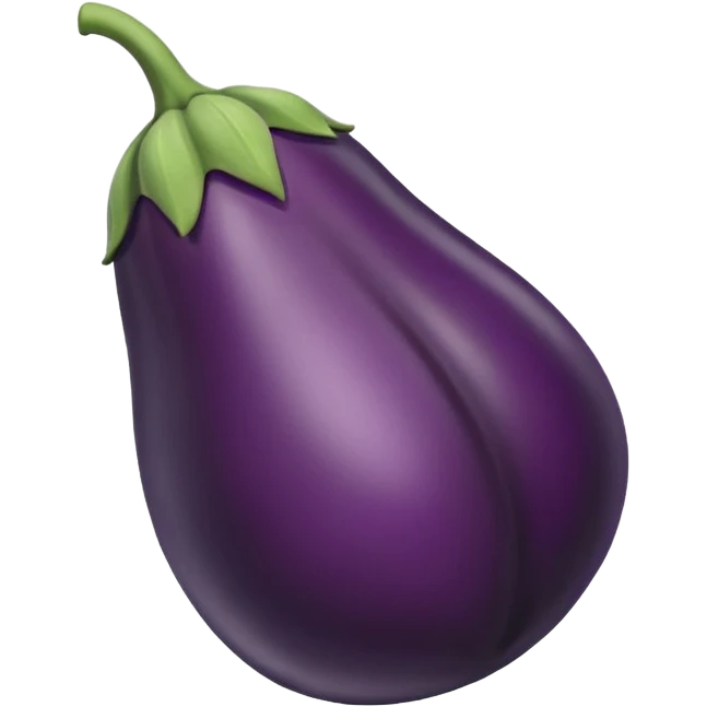 brinjal with small piece  emoji