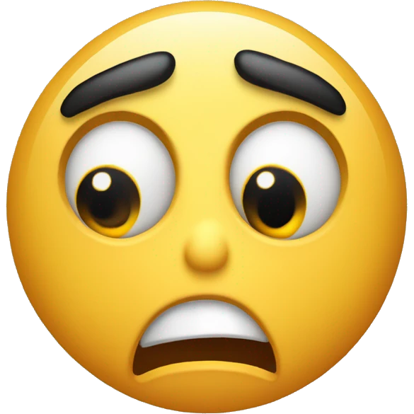 Extremely shocked emoji with bulging eyes, wide-open mouth, and raised eyebrows, expressing intense disbelief emoji