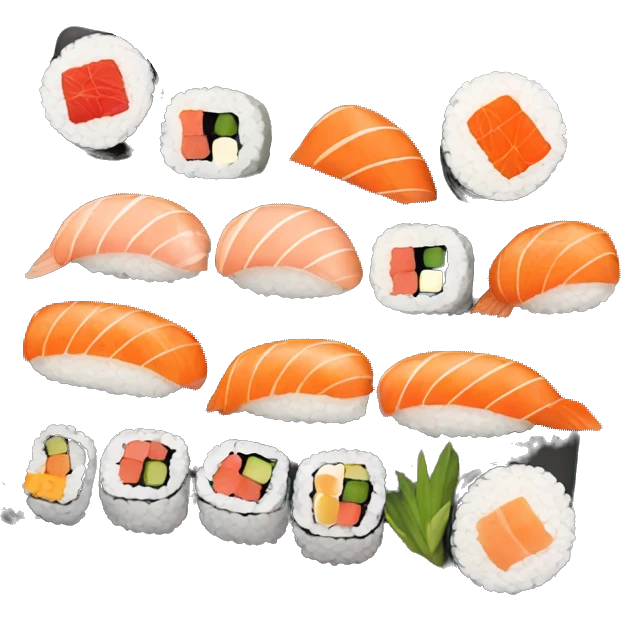 Sushi spread emoji