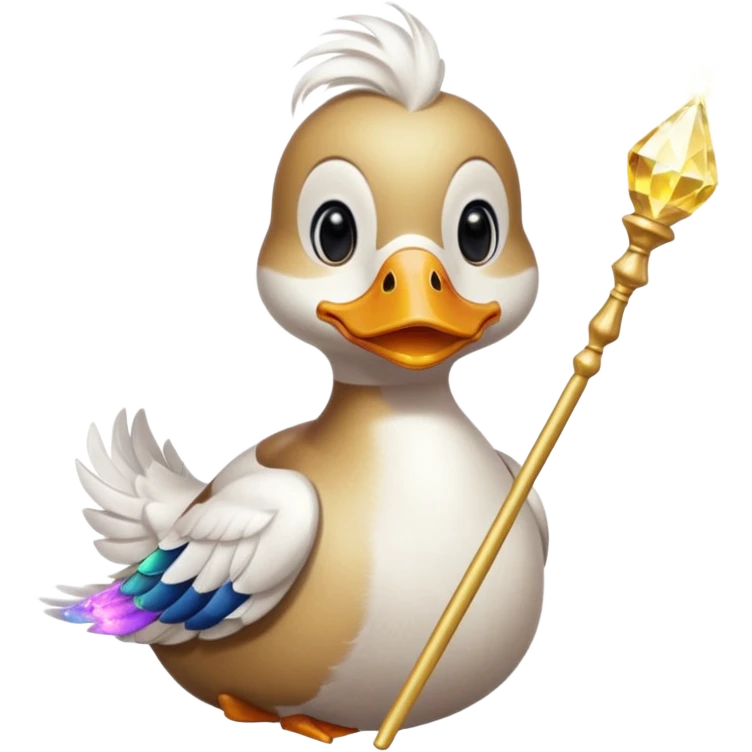 Duck with sparkling wand







 emoji