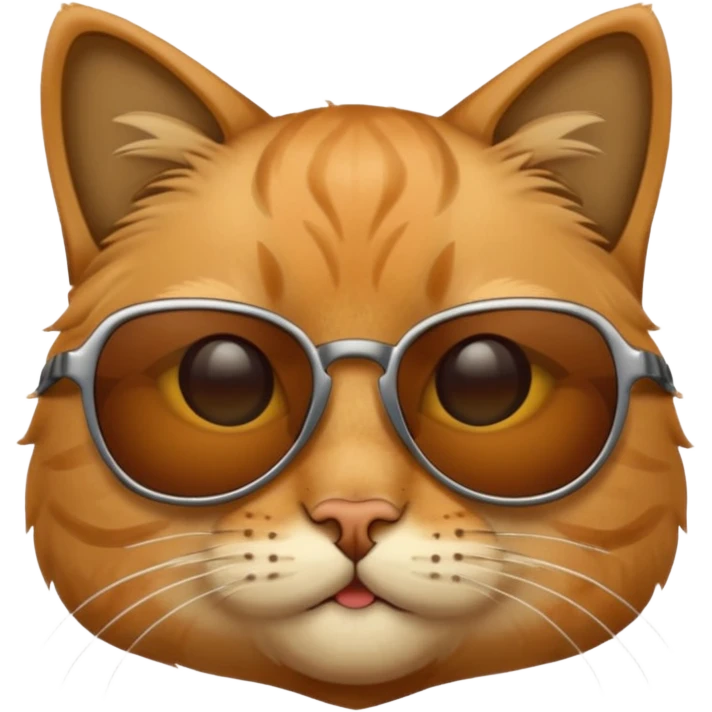 Cat wearing sunglasses emoji