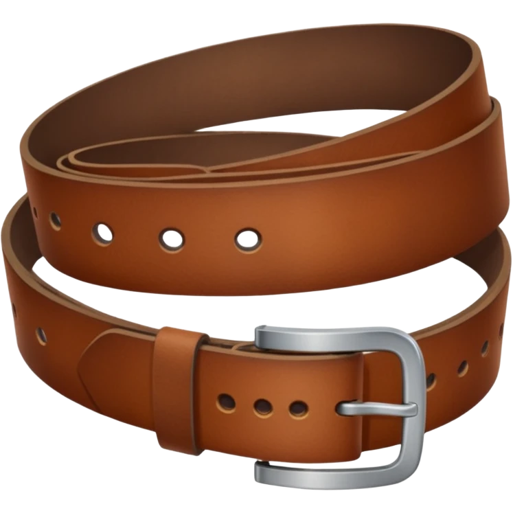 belt emoji being held in a hand emoji