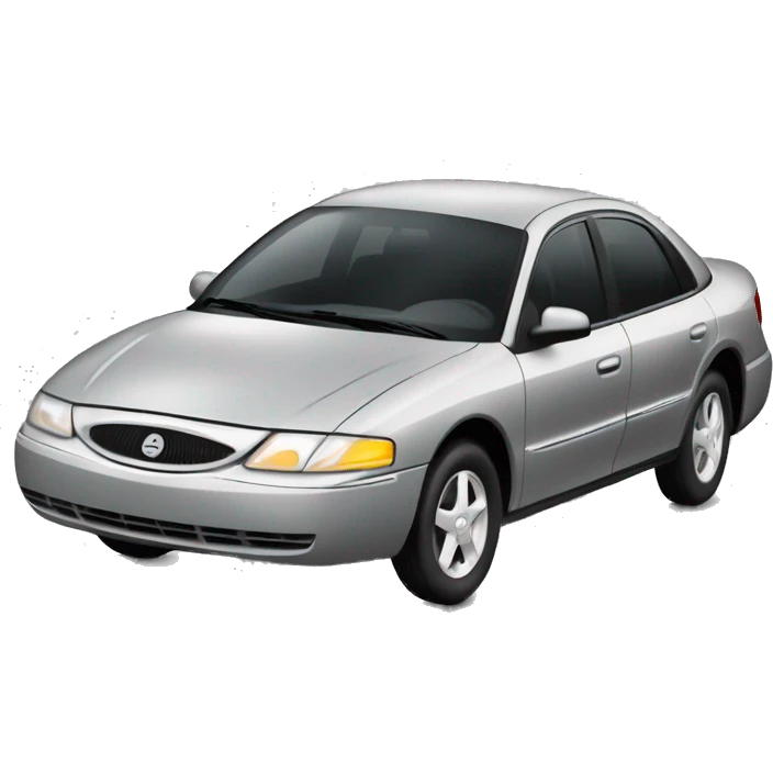 1998 mercury sable car silver emoji