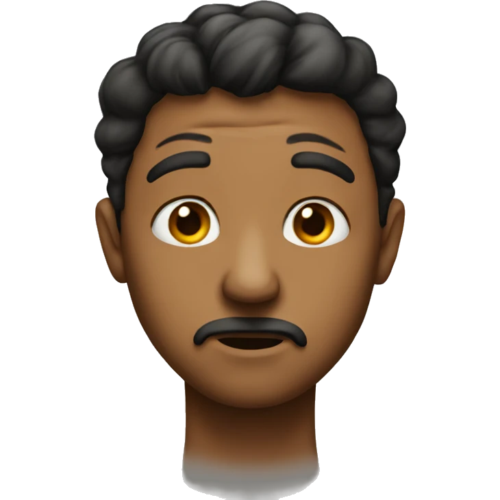 Guilty face emoji