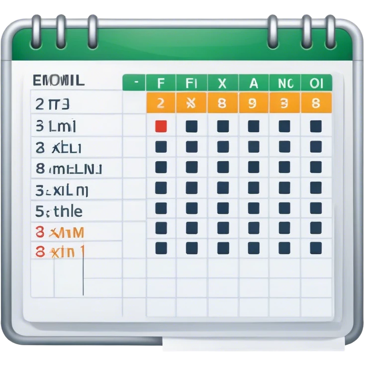 excel practice emoji