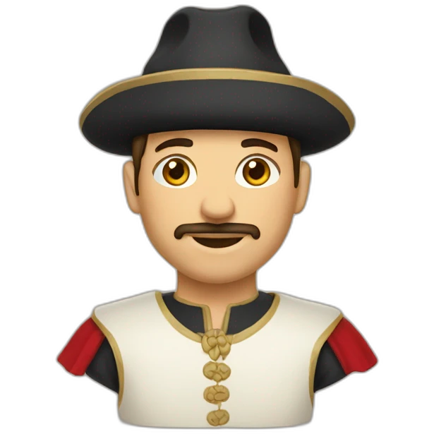 Bressane en costume traditionnel emoji
