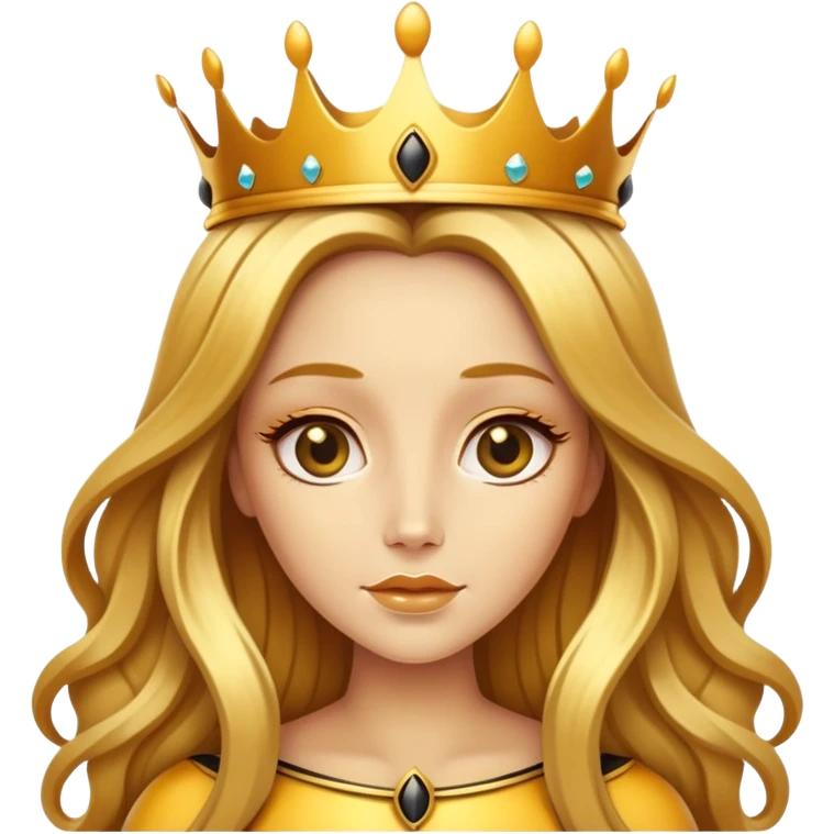 queen bee with human features emoji