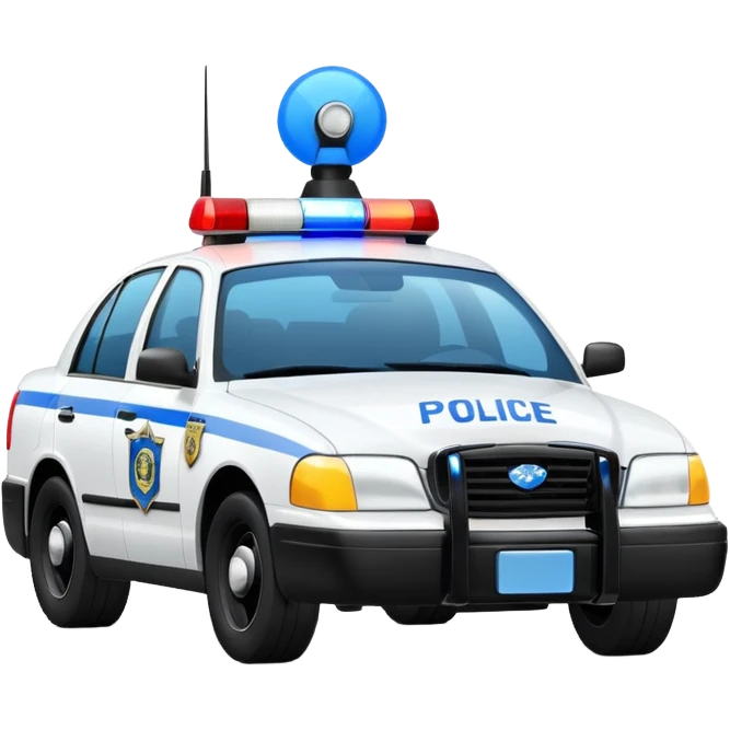 police car emoji