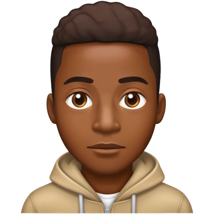 a black dude saying nigga emoji