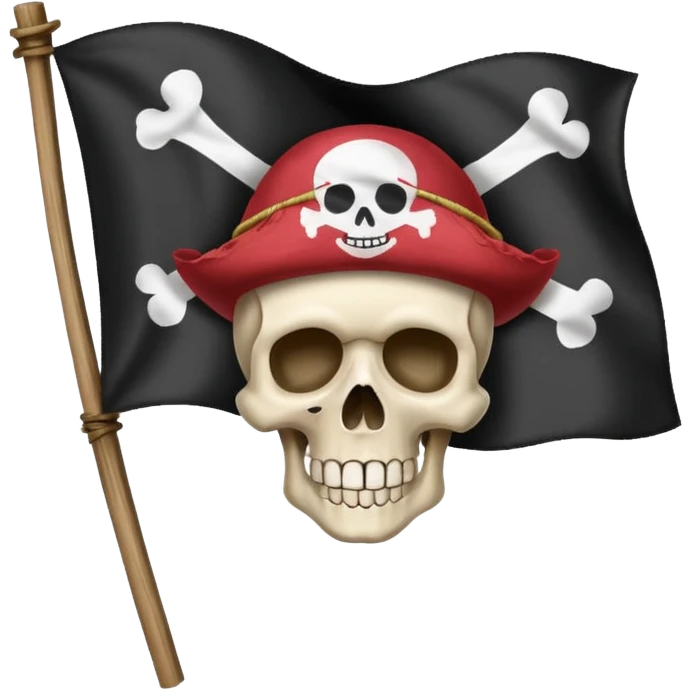 Straw hat pirates flag emoji